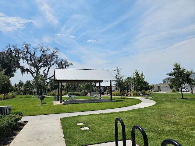 1723 Happiness Row, Kissimmee, FL 34744 - view of property's community featuring a yard and a gazebo