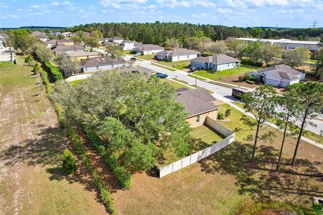 birds eye view of property featuring a residential view