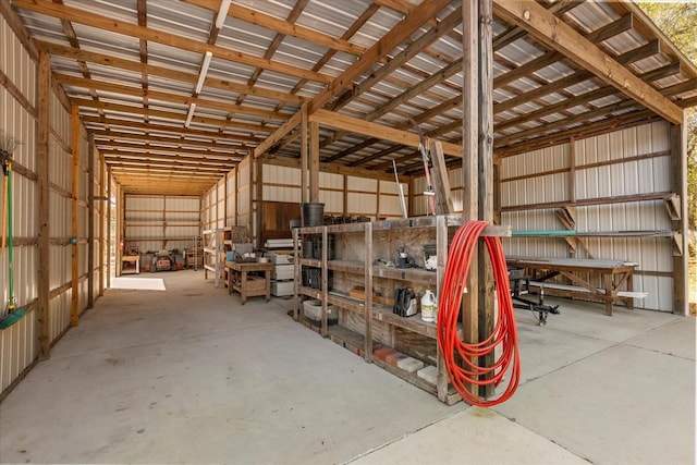 view of stable