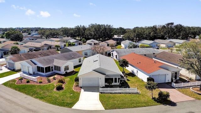 birds eye view of property featuring a residential view