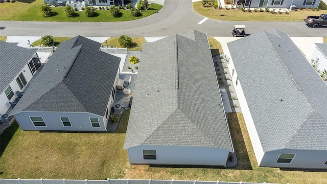 bird's eye view featuring a residential view