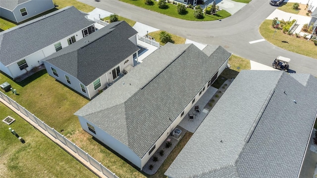 bird's eye view featuring a residential view