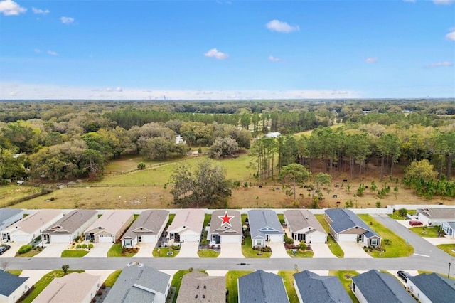 bird's eye view featuring a residential view