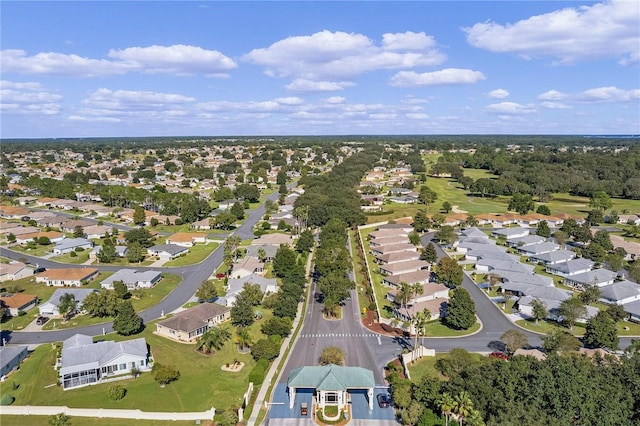 birds eye view of property featuring a residential view