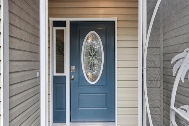 view of entrance to property