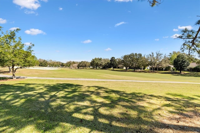 view of home's community featuring a yard