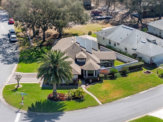 birds eye view of property featuring a residential view