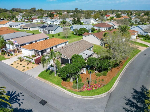 drone / aerial view featuring a residential view