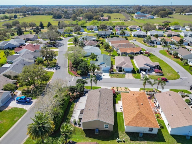 drone / aerial view featuring a residential view