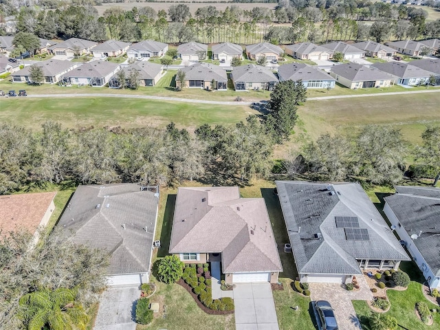 aerial view featuring a residential view