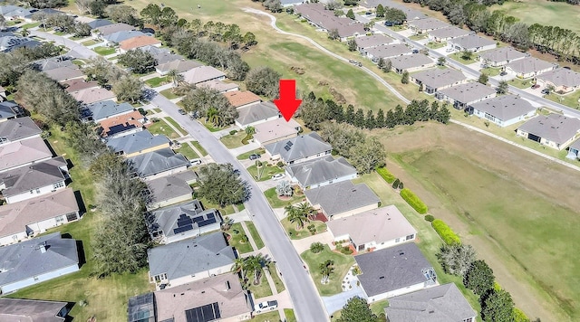 birds eye view of property featuring a residential view