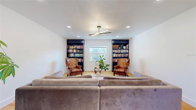 1930 Hilltop Dr, Mount Dora, FL 32757 - living area featuring light wood-style floors, recessed lighting, and baseboards