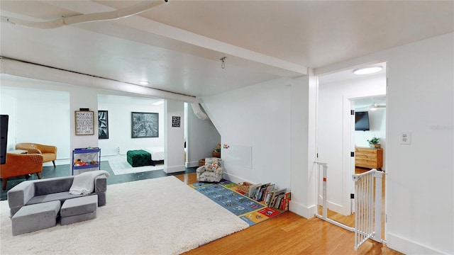 1930 Hilltop Dr, Mount Dora, FL 32757 - game room featuring baseboards and wood finished floors