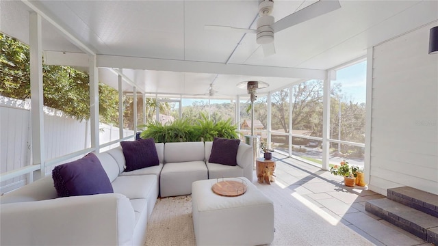 1930 Hilltop Dr, Mount Dora, FL 32757 - sunroom / solarium with a ceiling fan