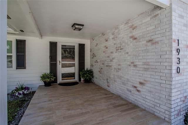1930 Hilltop Dr, Mount Dora, FL 32757 - property entrance with brick siding