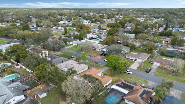 bird's eye view featuring a residential view