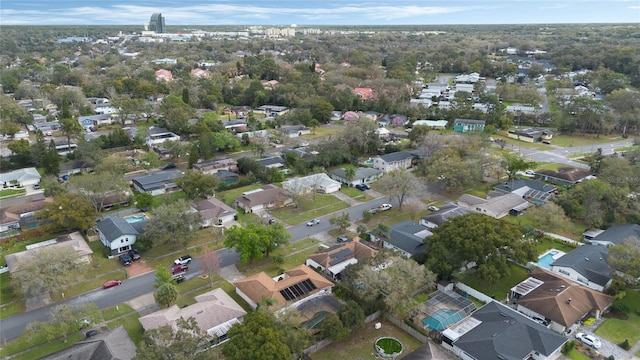 drone / aerial view featuring a residential view