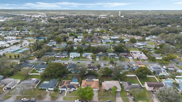 aerial view featuring a residential view