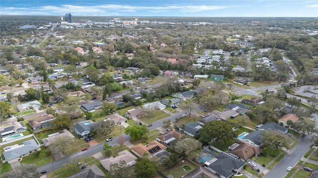 birds eye view of property featuring a residential view