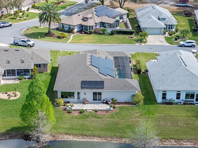 birds eye view of property featuring a residential view