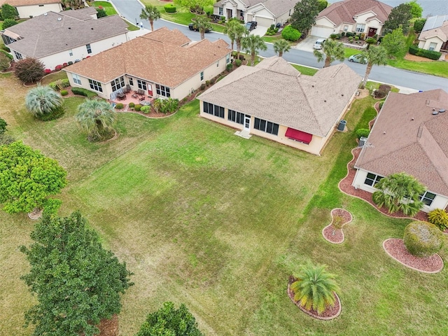 bird's eye view featuring a residential view