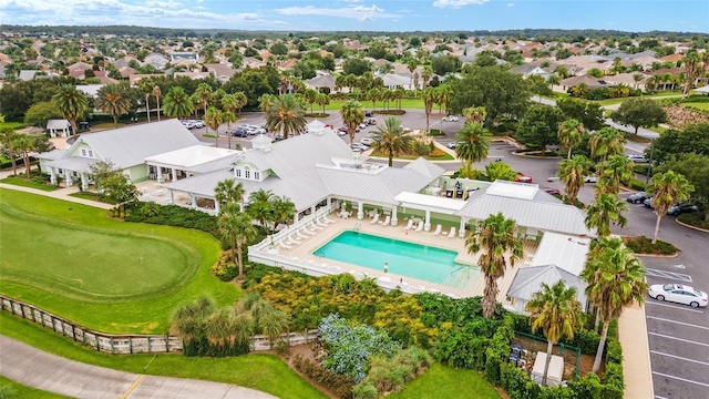 bird's eye view featuring a residential view