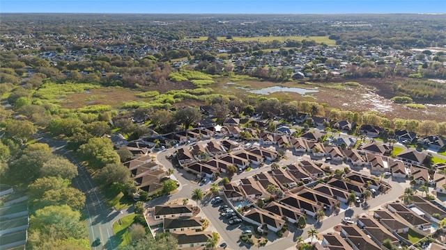 aerial view featuring a residential view