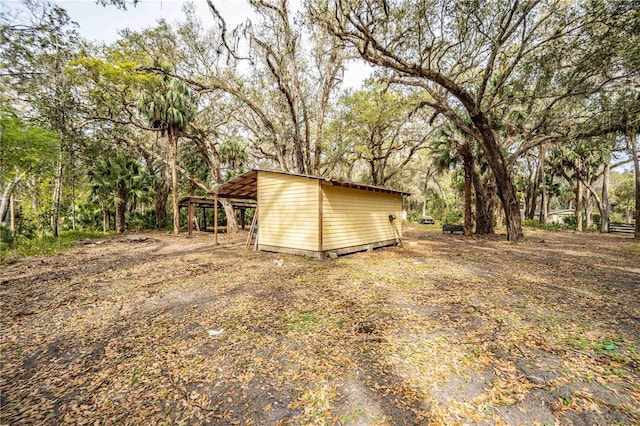 view of outdoor structure with an outdoor structure