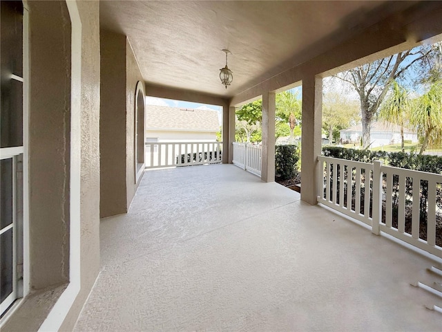 view of patio / terrace with covered porch