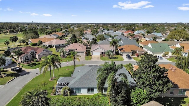 drone / aerial view featuring a residential view