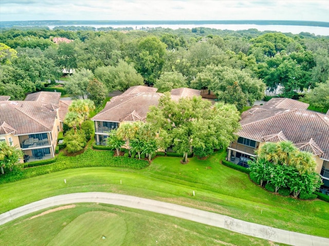 aerial view with a view of trees