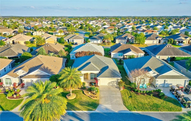 birds eye view of property featuring a residential view