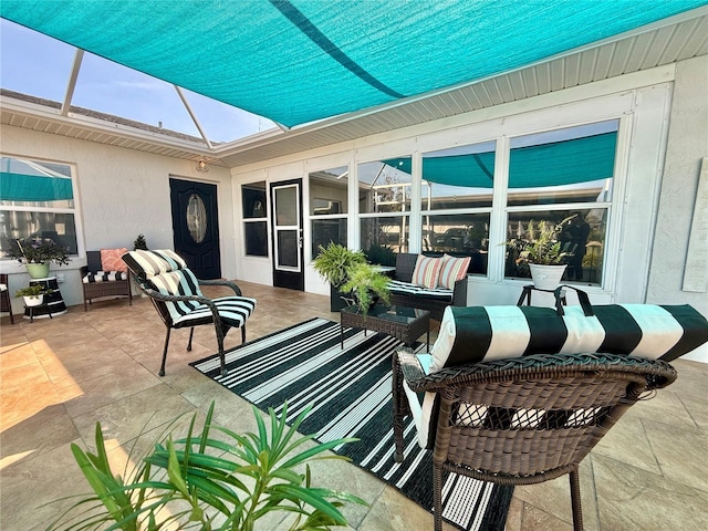 view of patio / terrace featuring outdoor lounge area