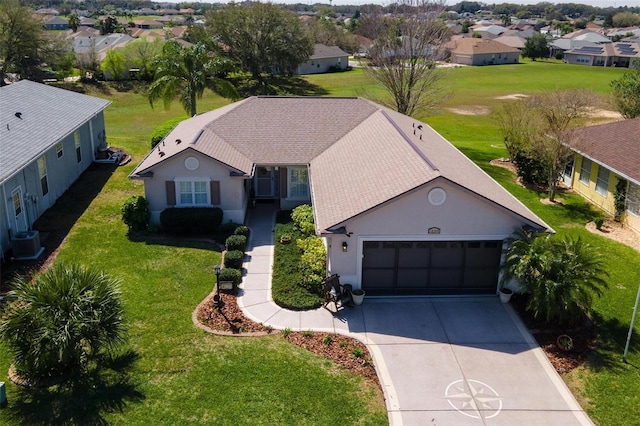 bird's eye view featuring a residential view