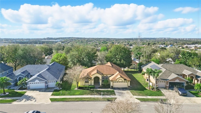 birds eye view of property featuring a residential view