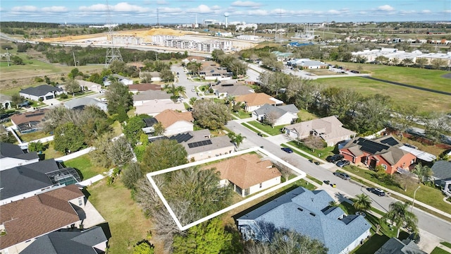 drone / aerial view featuring a residential view