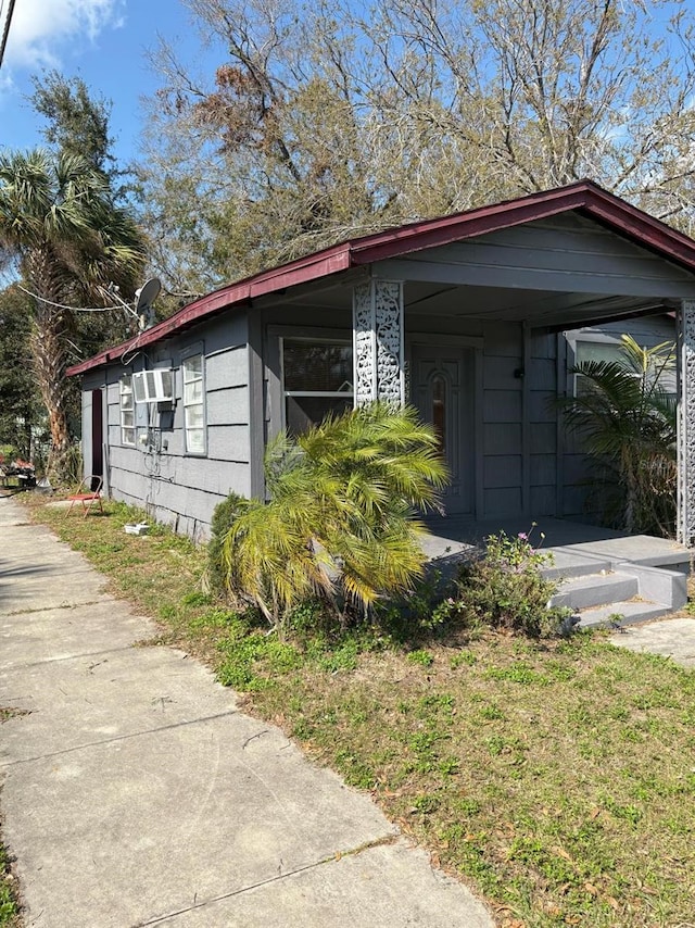 view of property exterior