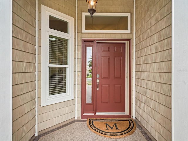 view of property entrance