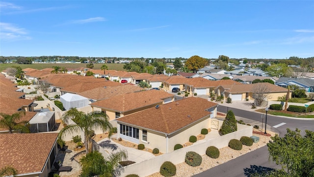 bird's eye view featuring a residential view