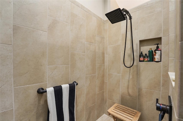 2124 Biller Cir, The Villages, FL 32163 - full bathroom with a tile shower