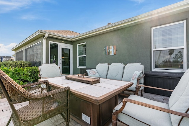2124 Biller Cir, The Villages, FL 32163 - view of patio featuring outdoor lounge area