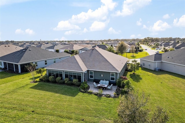 2124 Biller Cir, The Villages, FL 32163 - birds eye view of property featuring a residential view