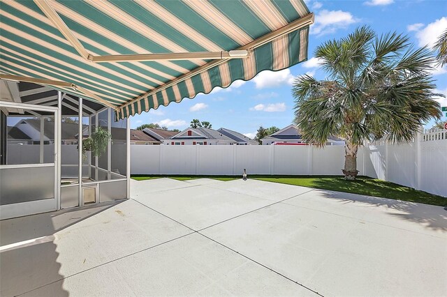 view of patio / terrace featuring a fenced backyard