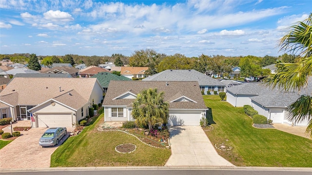 birds eye view of property featuring a residential view