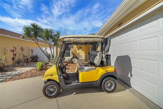 exterior space featuring driveway