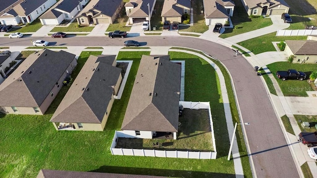 birds eye view of property featuring a residential view