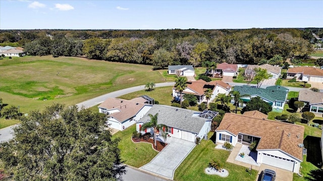 bird's eye view featuring a residential view