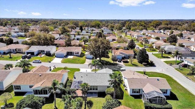 drone / aerial view featuring a residential view