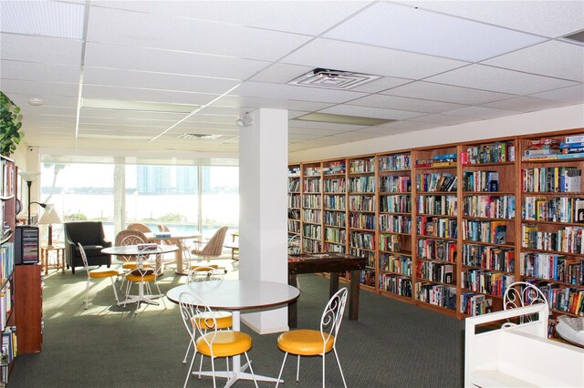 interior space featuring visible vents