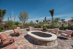 view of patio featuring an outdoor fire pit